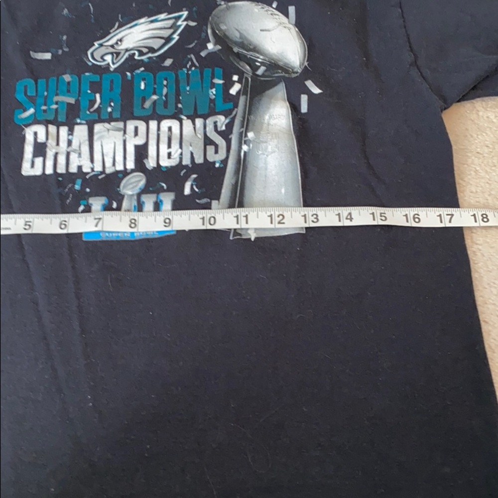 🥭(4 for $15) Eagles Super Bowl T - Shirt Youth L - Picture 3 of 5